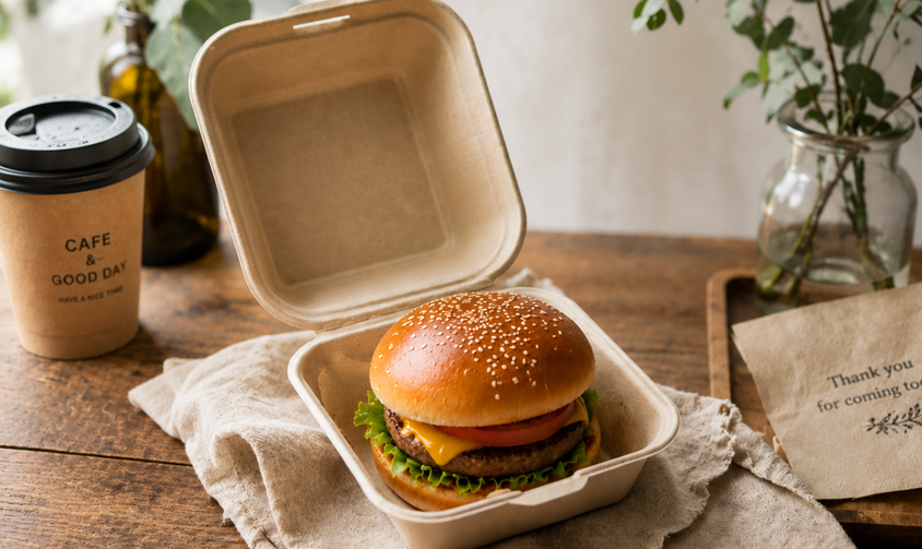 バーガーボックスの爪の位置