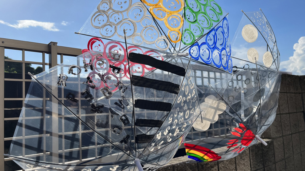 カスタムするビニール傘