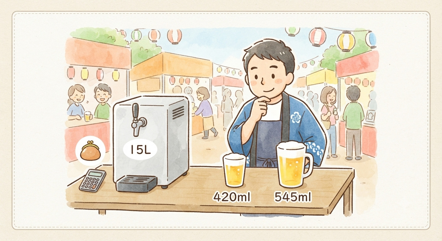 一般的な中ジョッキサイズの容量がどれくらいなのか?について調べていきましょう。