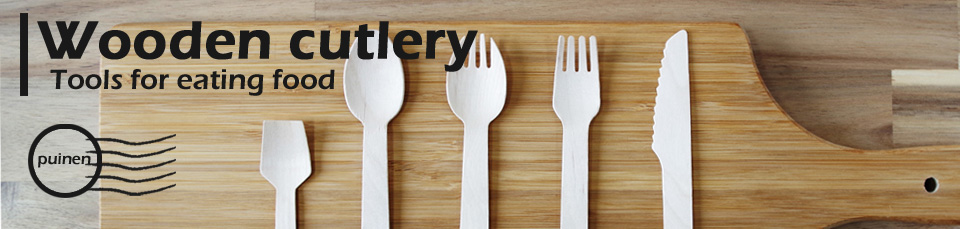 木製カトラリー　スプーン　フォーク　ナイフ