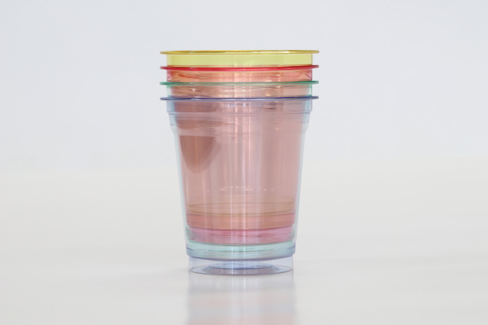プラスチックカップ　カラーカップ