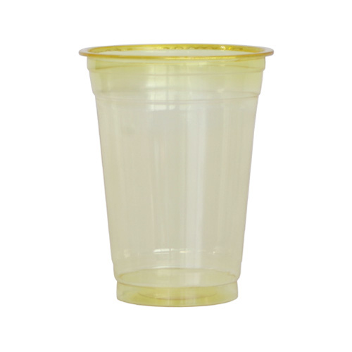 カラーカップ　14オンス　黄