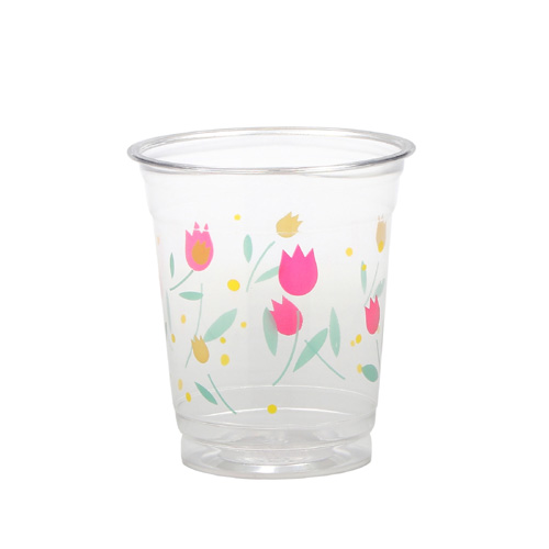 クリアカップ12オンス　チューリップ