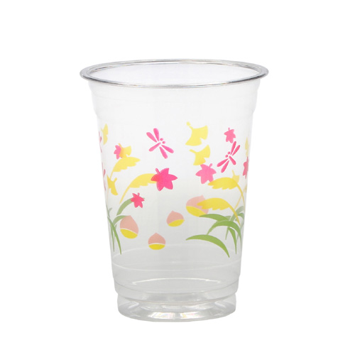 クリアカップ14オンス　オータム