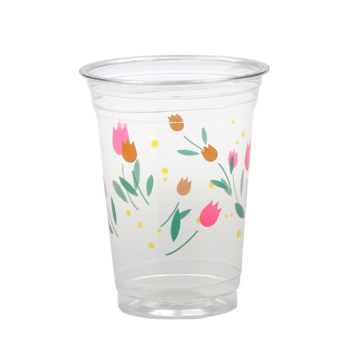 クリアカップ14オンス　チューリップ