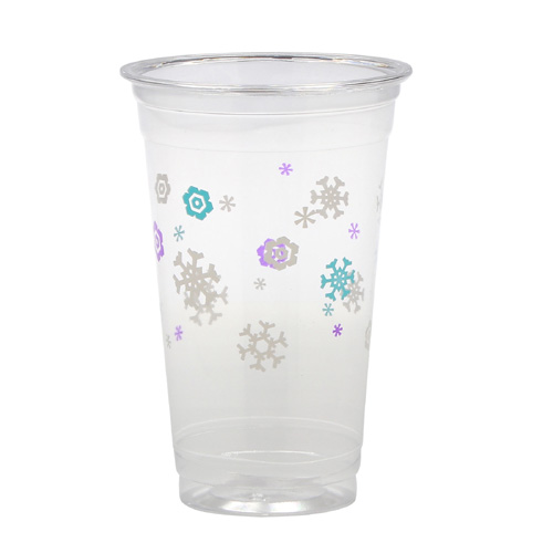 クリアカップ16オンス　スノークリスタル　