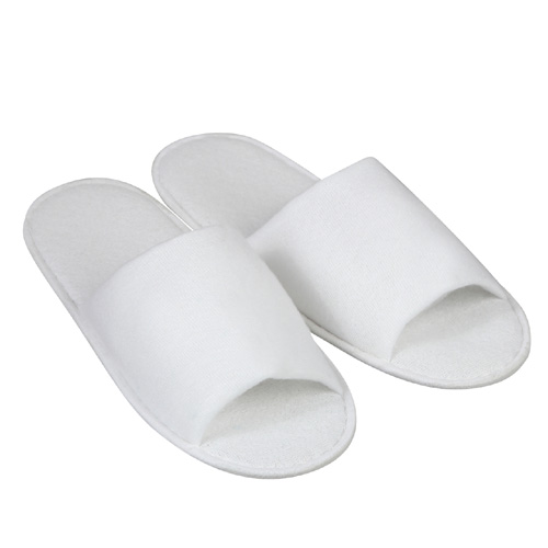 しっかりとした履き心地のニット素材使い捨てスリッパ