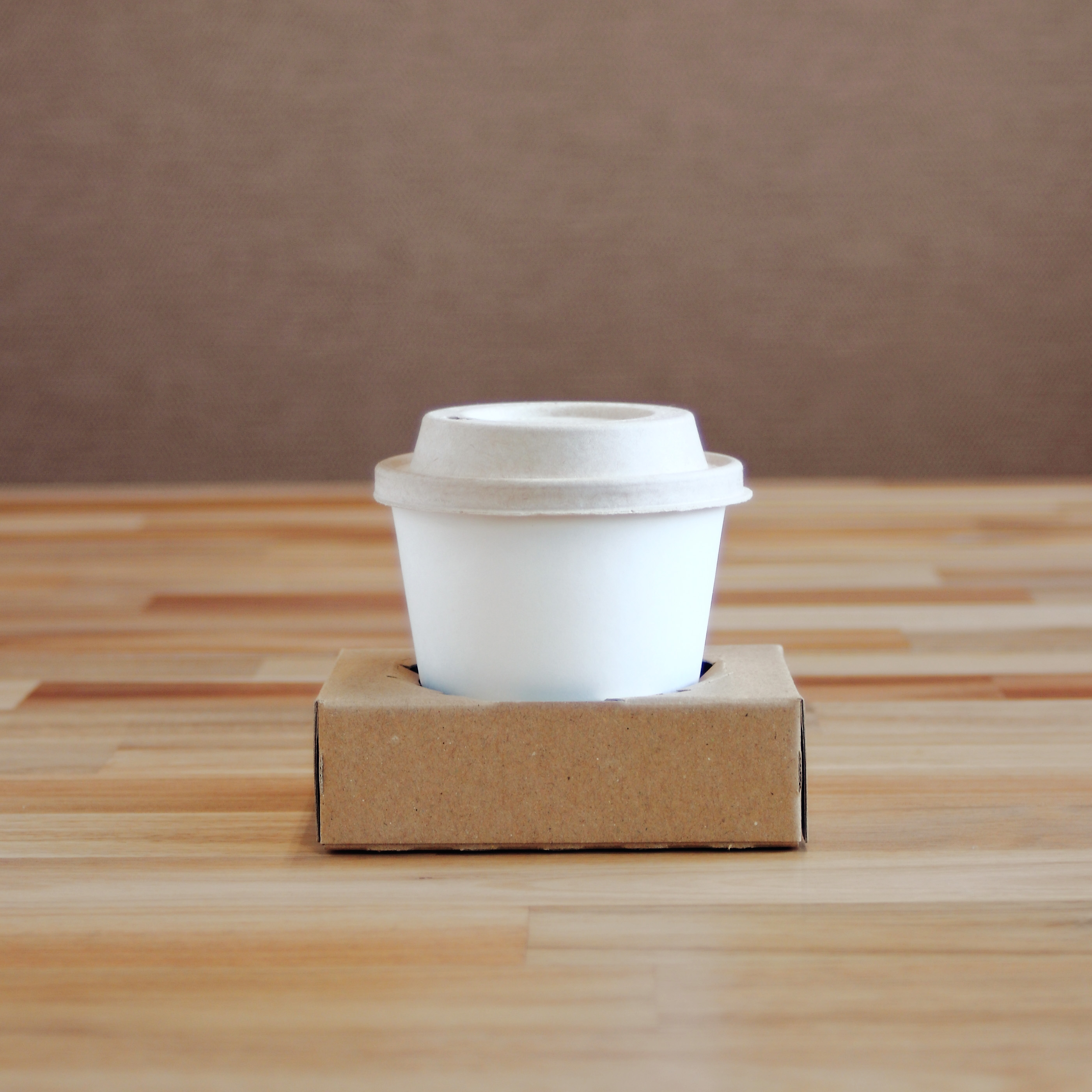 DカップホルダーL 1個用 クラフト 200個