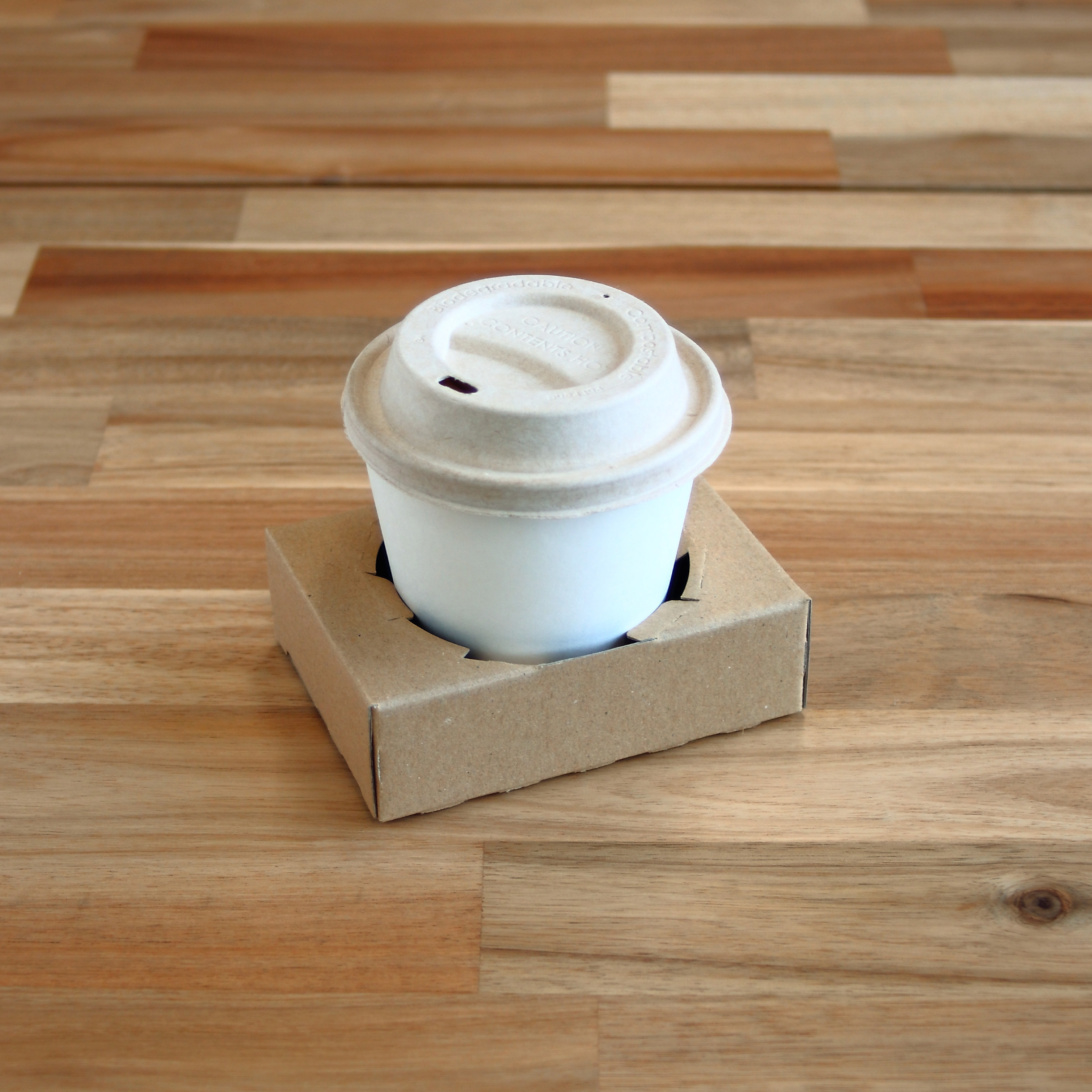 DカップホルダーL 1個用 クラフト 200個