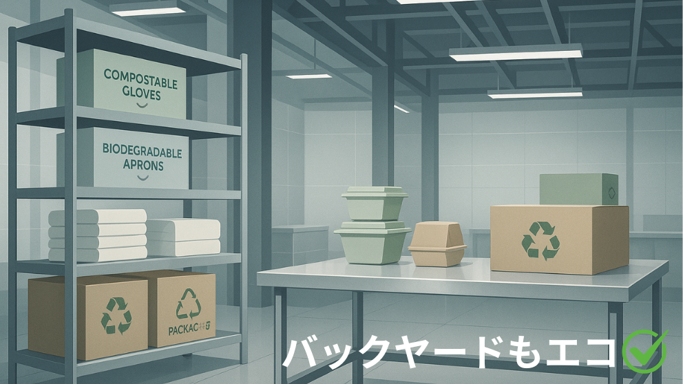 バックヤードもエコ