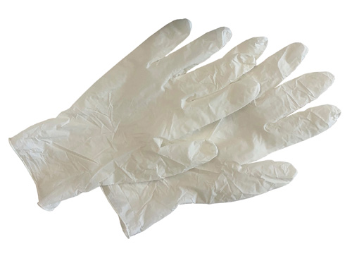 ニトリル手袋　ホワイト　商品画像