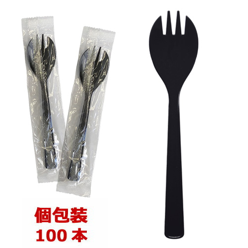 個包装　プラスチック　フォークスプーン