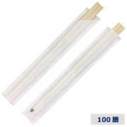 業務用割り箸 MO元禄箸 箸袋入り(白) 100膳