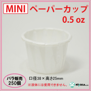 業務用 MINIペーパーカップ 0.5oz 250個