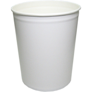 業務用 紙容器CO-10L 白無地 10000ml 100個※大袋入り（アイスカップ）