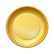 紙皿ゴールドプレート(菊型)6号 1500枚