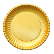 紙皿ゴールドプレート(菊型)8号 800枚