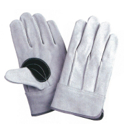 ★2283 牛床革【特厚】黒アテ付 10双 （1P×10）