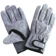 ★2298 牛床革 オイル マジック黒アテ付 10双 （1P×10）