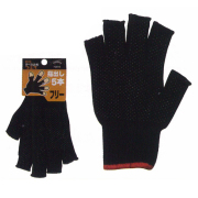 作業用手袋 2215 つぶて指出し5本黒 240双