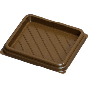 Fパレ W-80ブラウン 1200枚（フードパック・嵌合容器）