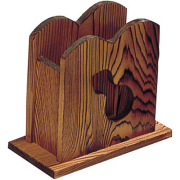 ナプキンスタンド 焼杉