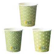 業務用 サンナップ デザインカップ 紙コップ5オンス（日本の地紋）3柄アソート 150ml 3000個
