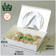 ★テイクアウト紙容器　デリecoパックM（10-131A）50枚