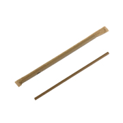 紙袋入 ペーパーストロー(6×197)未晒 200本