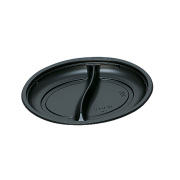 弁当容器 TR-170-2H 黒 600枚【返品不可】