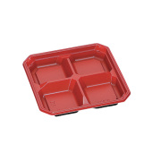 弁当容器 TR-187-2H R/B 600枚【返品不可】