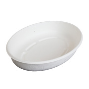 MYCバガス オーバルボウル26oz(W) 50枚（カレー皿）