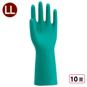 2451 ケミシールド 中厚手裏毛付 1P LL グリーン 10双