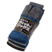 6211 のびのびソックス 指付 3面杢 5足組×40束（200足）