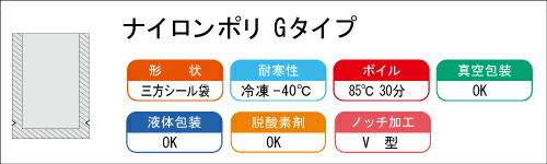 Gタイプ　ラミネート袋